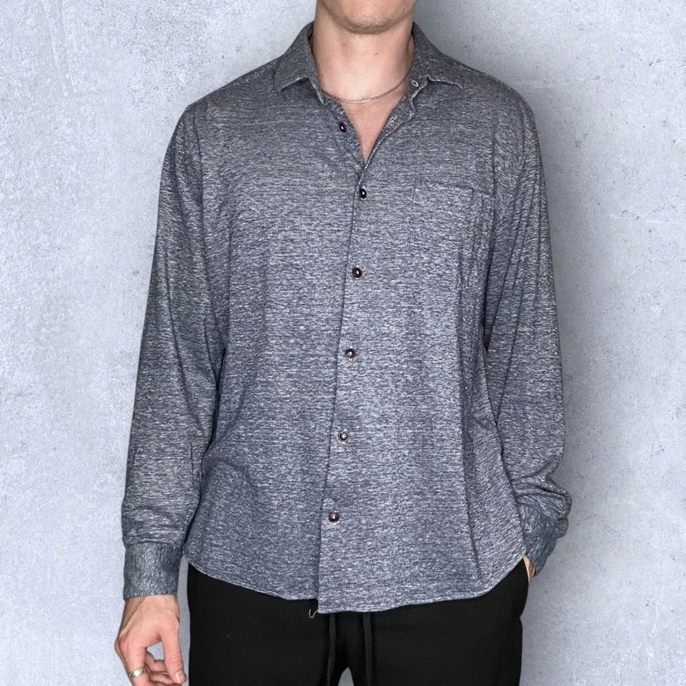 Ted Baker Linen Button Down Shirt - Picture 2 of 7